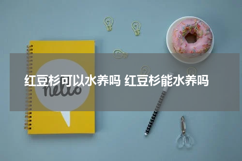 红豆杉可以水养吗 红豆杉能水养吗