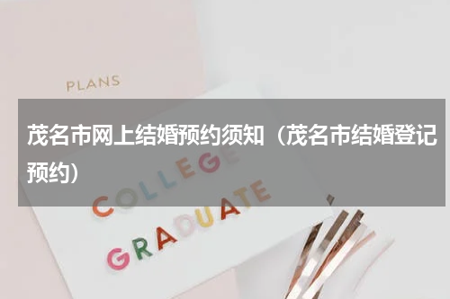 茂名市网上结婚预约须知（茂名市结婚登记预约）