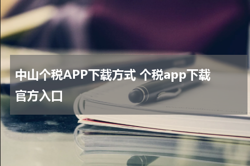 中山个税APP下载方式 个税app下载官方入口