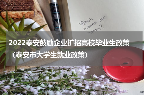2022泰安鼓励企业扩招高校毕业生政策（泰安市大学生就业政策）
