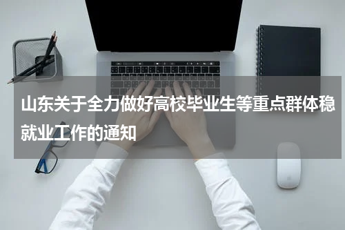 山东关于全力做好高校毕业生等重点群体稳就业工作的通知