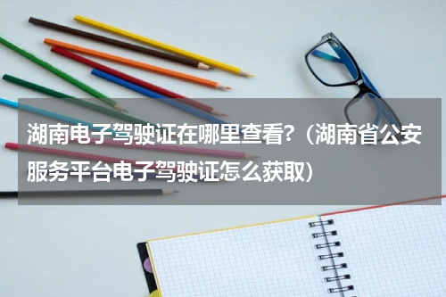 湖南电子驾驶证在哪里查看?（湖南省公安服务平台电子驾驶证怎么获取）