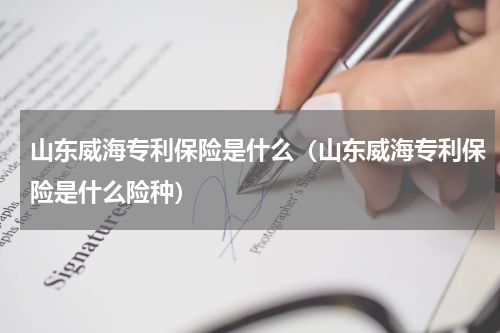 山东威海专利保险是什么（山东威海专利保险是什么险种）