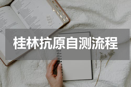 桂林抗原自测流程