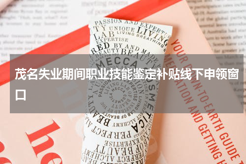 茂名失业期间职业技能鉴定补贴线下申领窗口