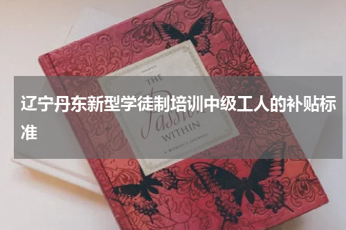 辽宁丹东新型学徒制培训中级工人的补贴标准