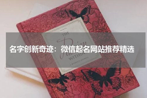  名字创新奇迹：微信起名网站推荐精选