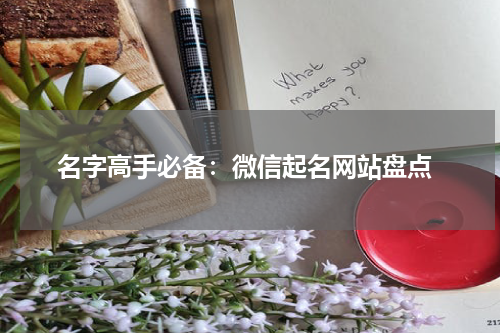  名字高手必备：微信起名网站盘点