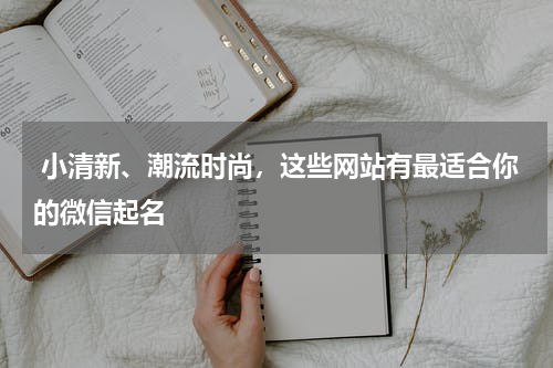  小清新、潮流时尚，这些网站有最适合你的微信起名