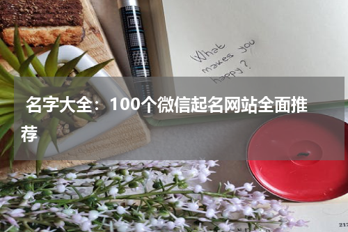  名字大全：100个微信起名网站全面推荐