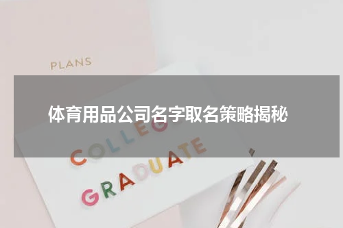  体育用品公司名字取名策略揭秘